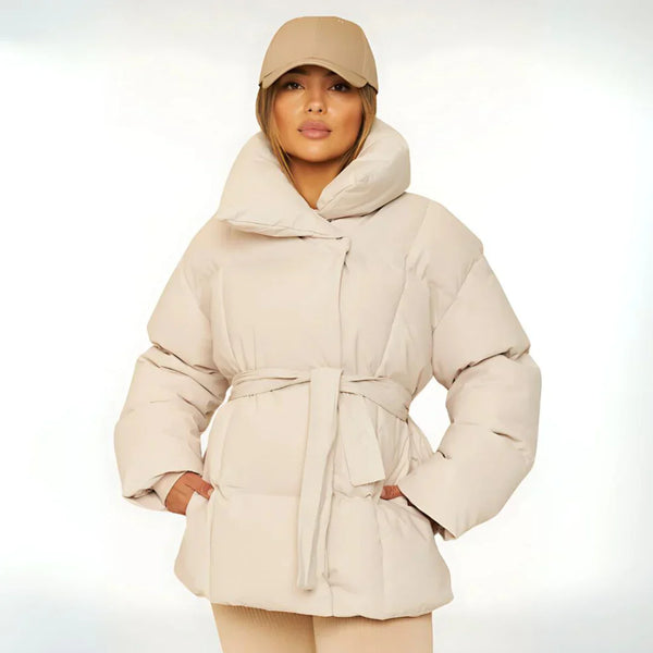 Asia - Belted Puffer Jacket