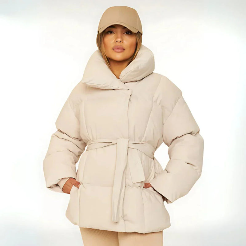 Asia - Belted Puffer Jacket