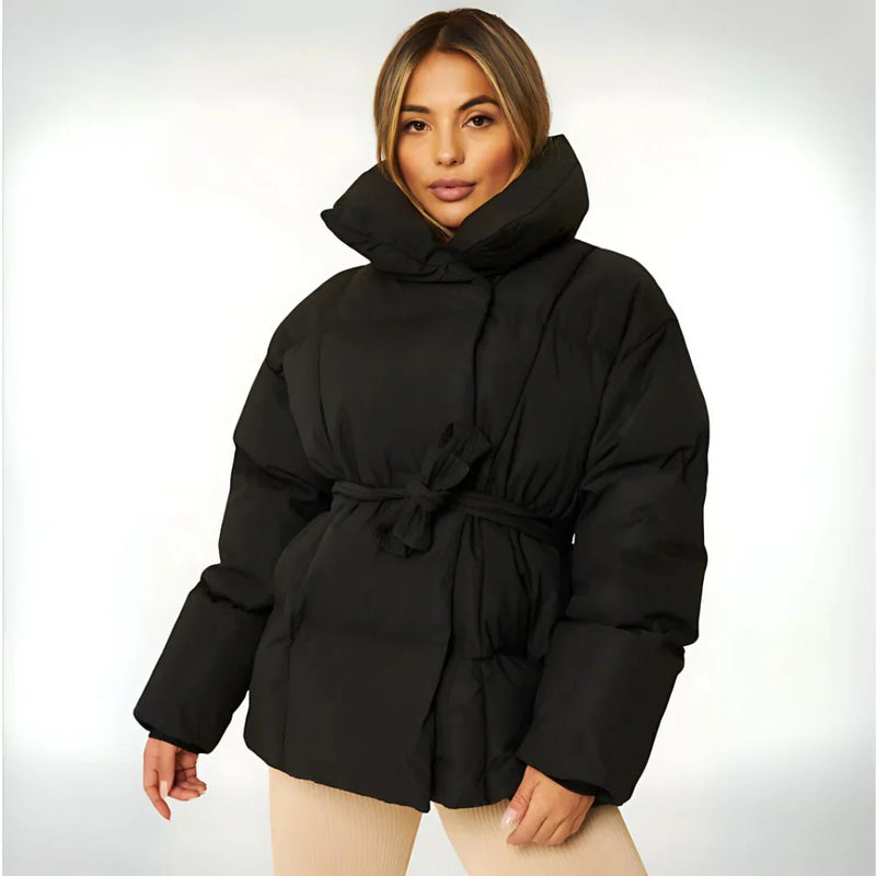Asia - Belted Puffer Jacket