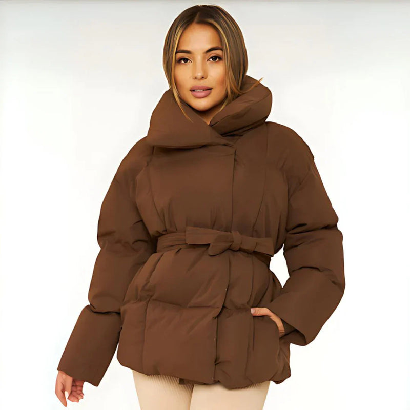 Asia - Belted Puffer Jacket