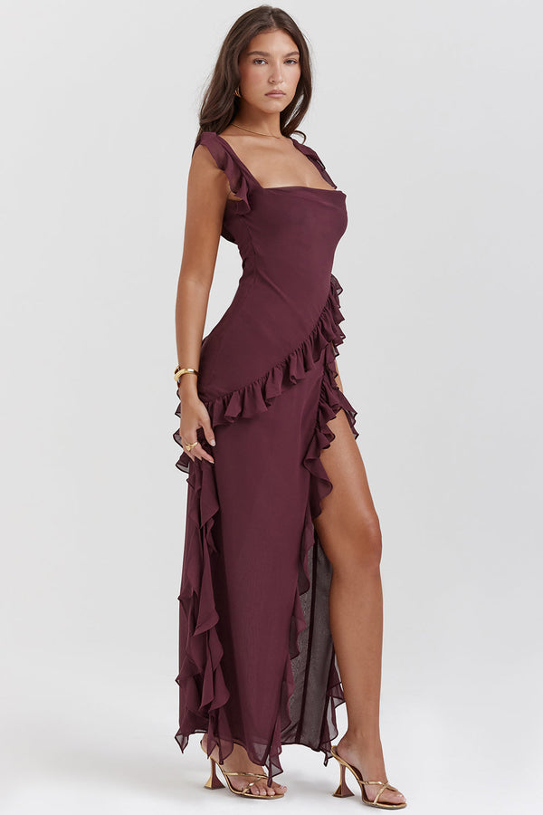 Adrianna - Maxi Ruffle Dress