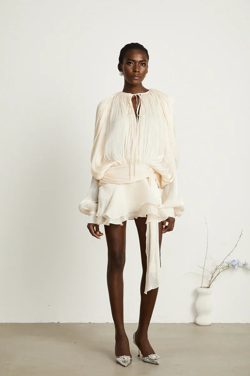 Celestia Luxe Flowy | Mini Dress