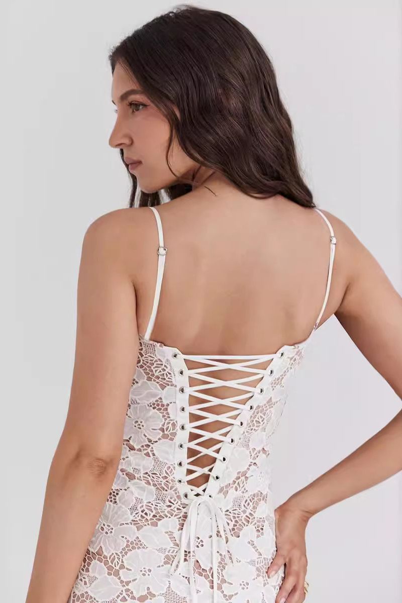 Isabella - Pearl Blossom Maxi Dress