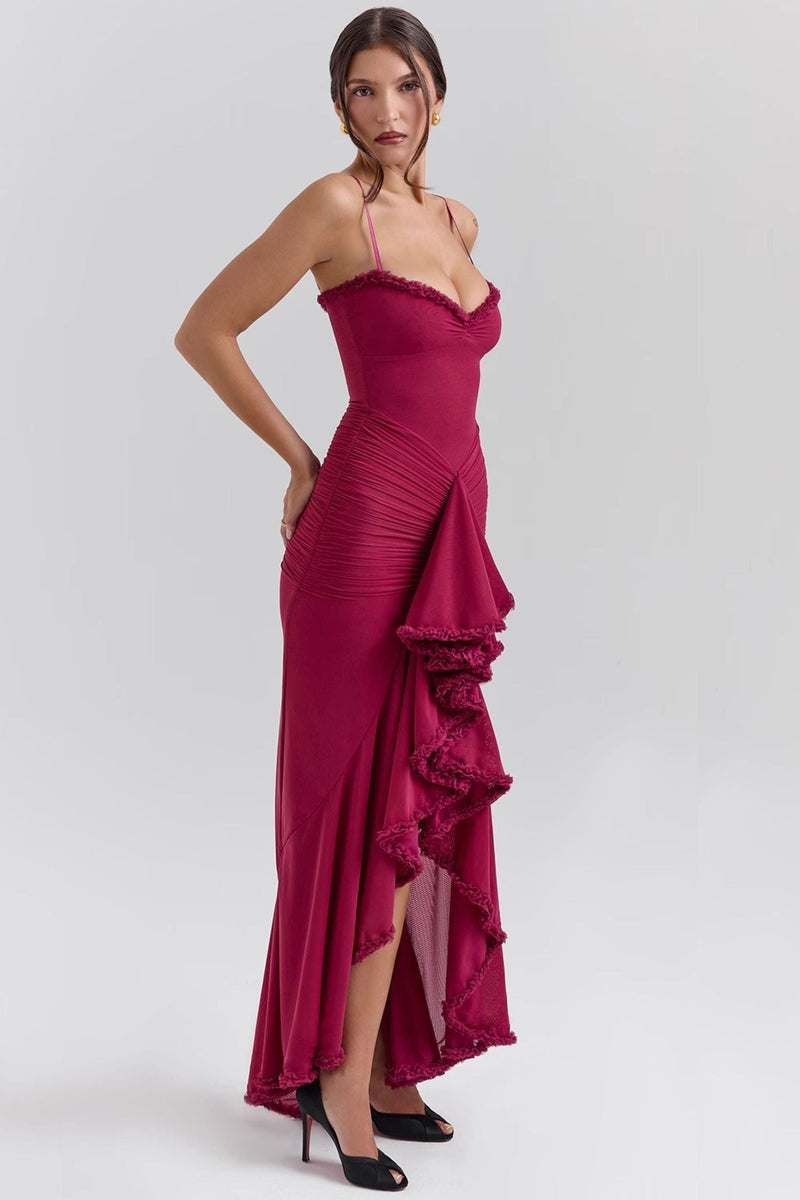 Lisa - Ruffled Long Dress