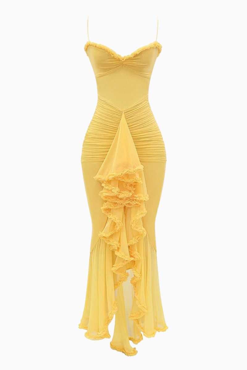 Lisa - Ruffled Long Dress