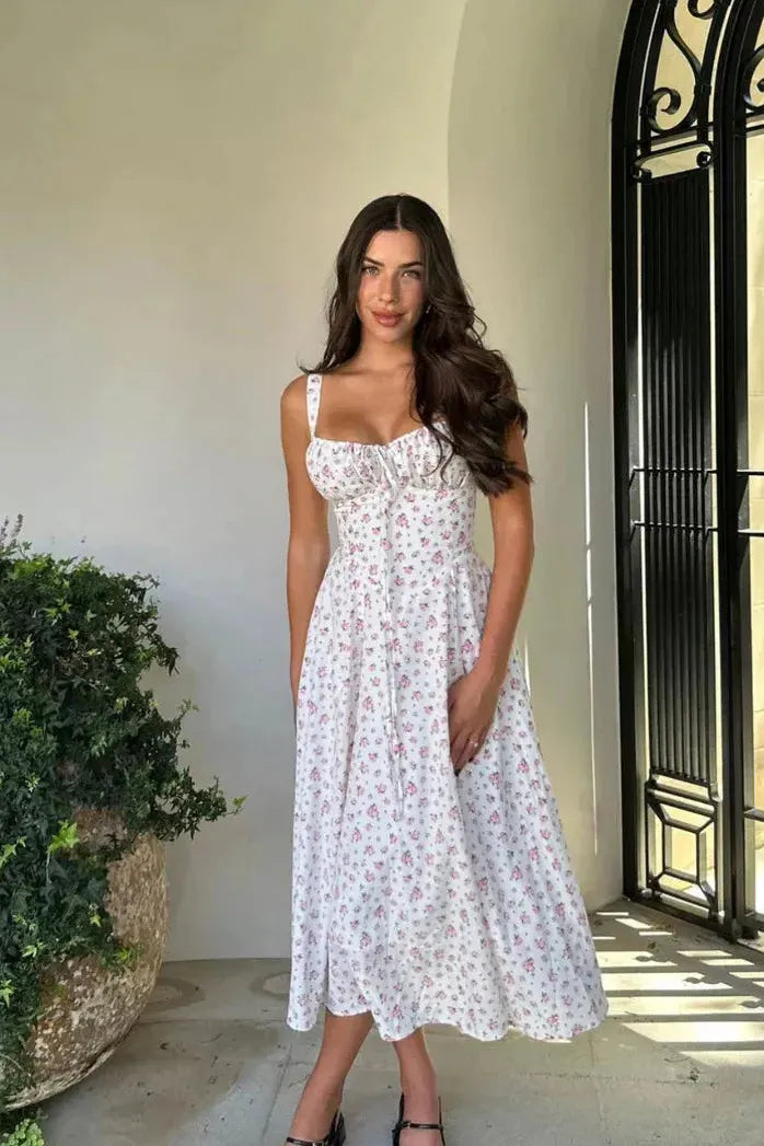 Meredith - Corset Midi Dress