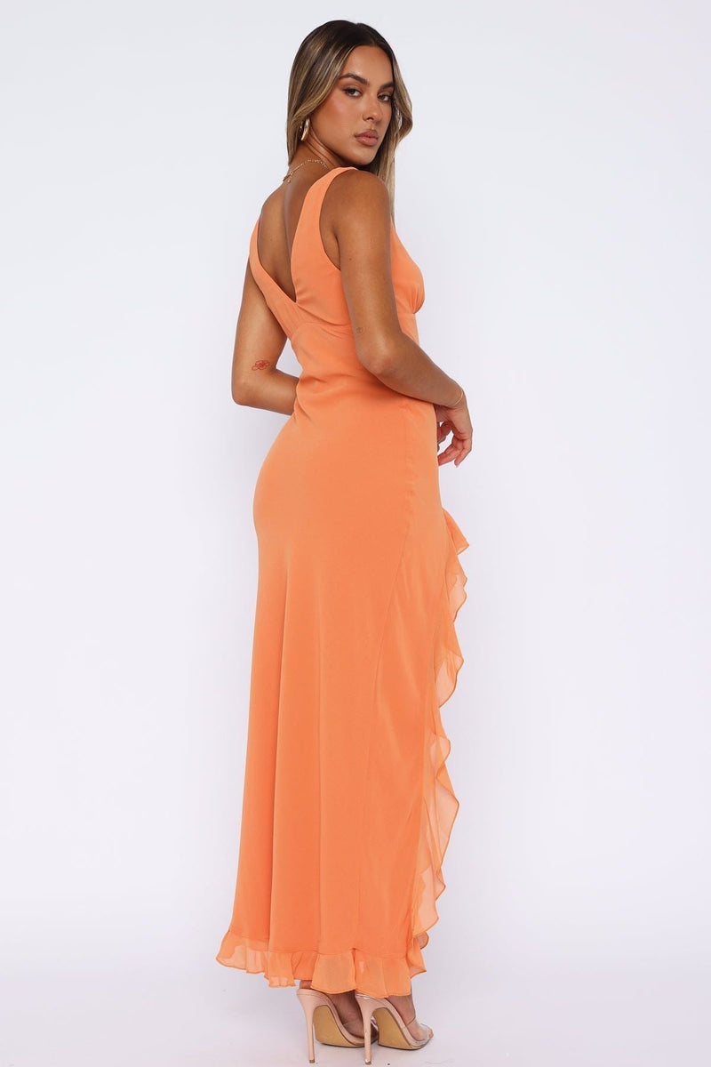 Abella - Ruffle Maxi Dress
