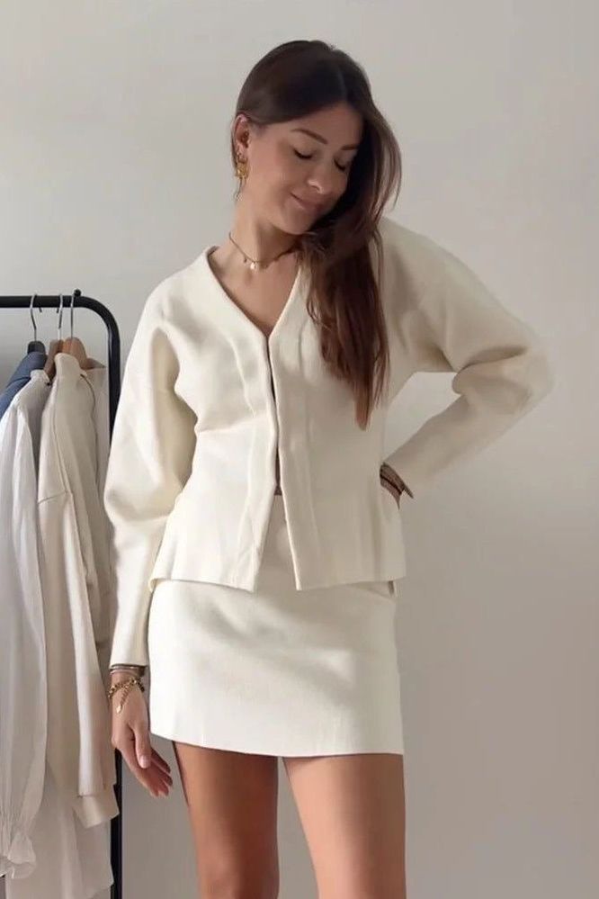 Lola - Tailored Blazer & Skirt Two-Piece Set