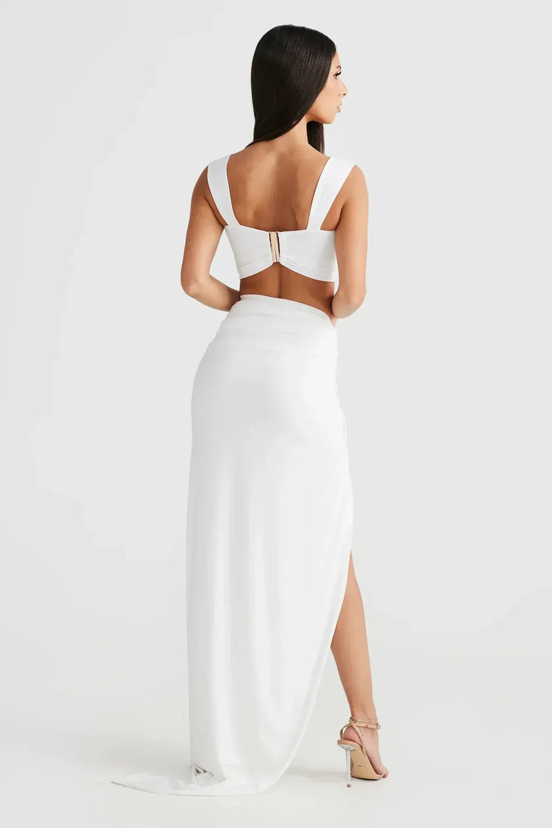 Alarice - Cut-Out Maxi Skirt Set